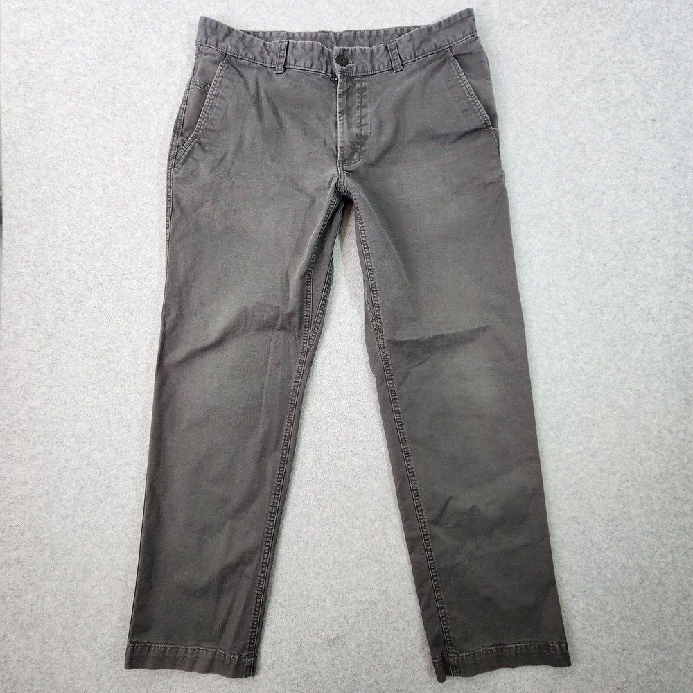 North Face Hiking Pants Men 36x30 Performance Zip Pocket‎ Stretch Cotton Blend